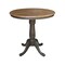 International Concepts Round 36 in Rd Extend Dining Table, 2 San Remo Counter Ht Stools, Hickory/Coal, 36 W, 48 L, 35.3 in H K45-36RXT-6B-S102-2 - alternate 3